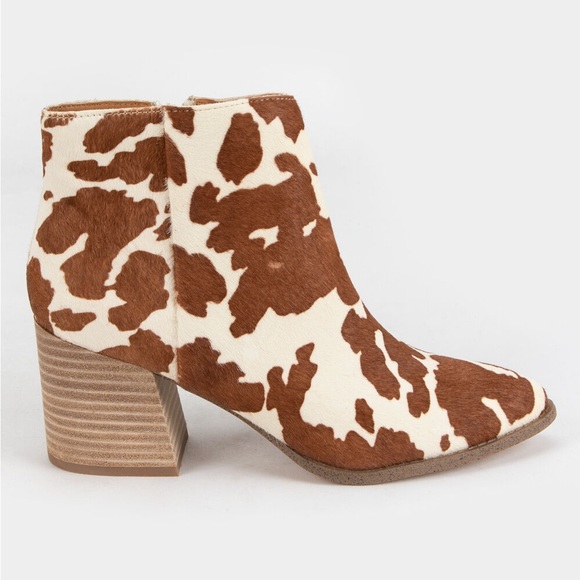 DV by Dolce Vita Shoes - Dolce Vita Cow Print Bootie’s